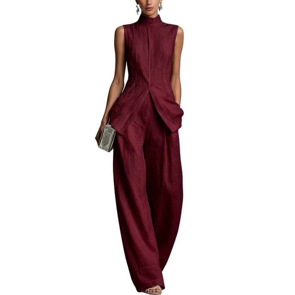 Vincent Womens  2Pc Top & Pant Set